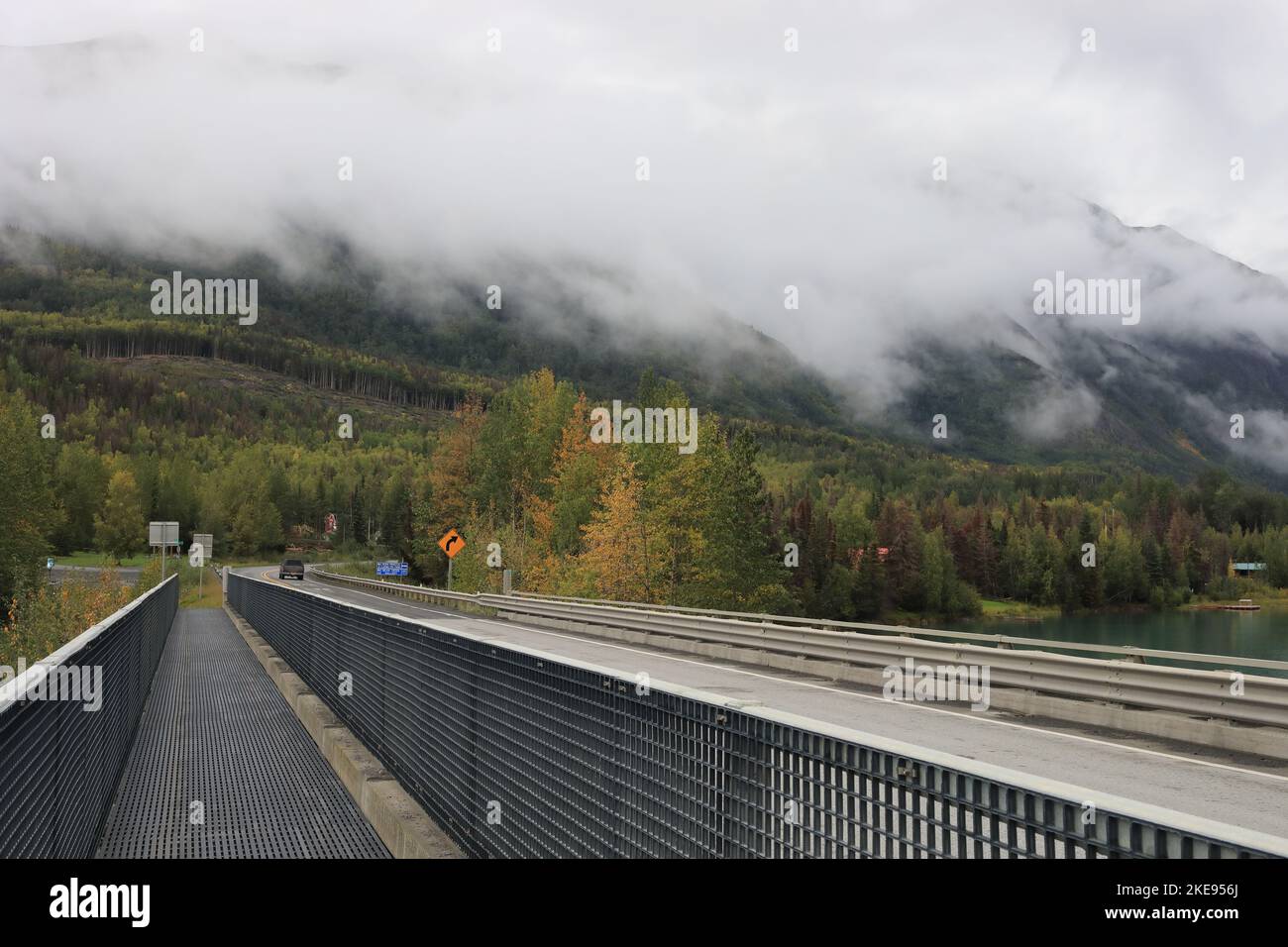 Cooper Landing in Alaska Stockfoto