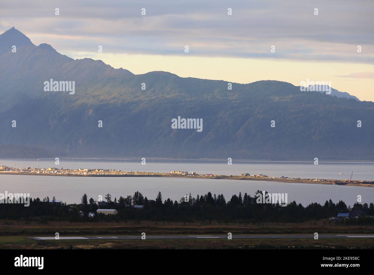 Homer Spit Stockfoto
