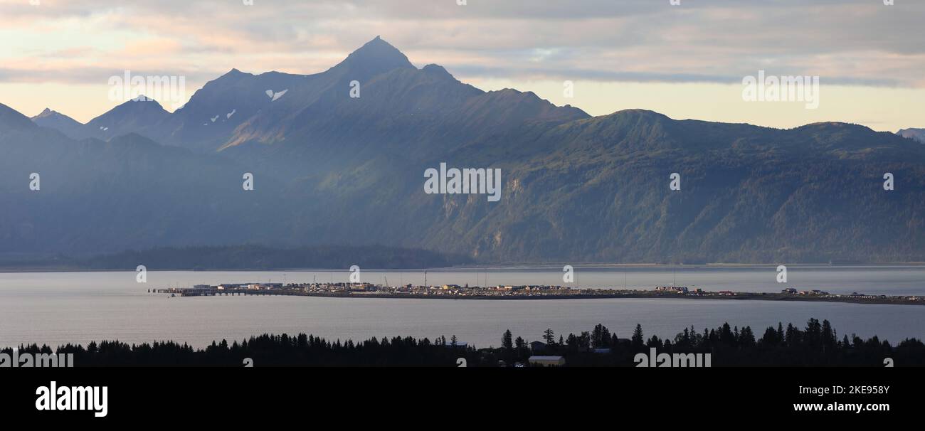 Homer Spit Stockfoto