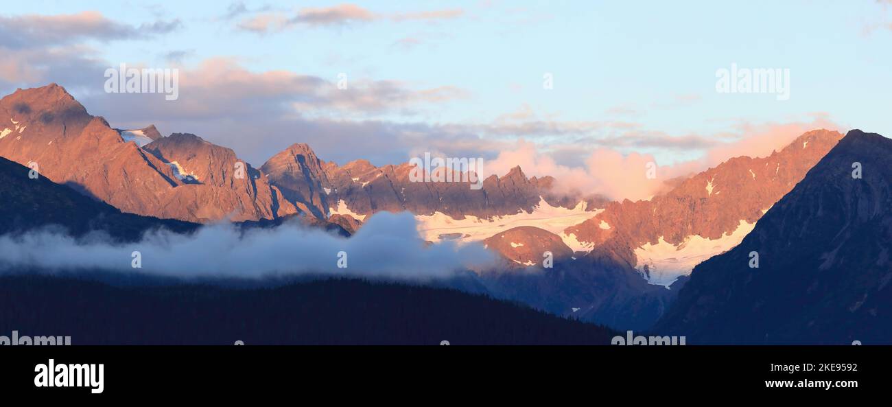 Blick von Seward Stockfoto