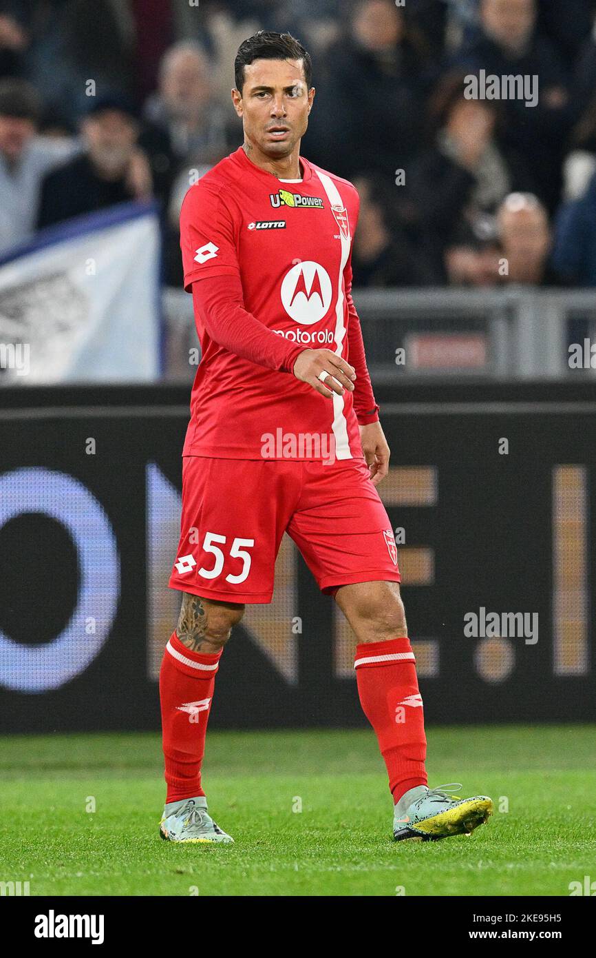 Armando Izzo von AC Monza Serie A League 2022 2023 Match, Olimpico Stadium, Lazio V Monza 10. November 2022 (Foto von AllShotLive/Sipa USA) Credit: SIPA USA/Alamy Live News Stockfoto