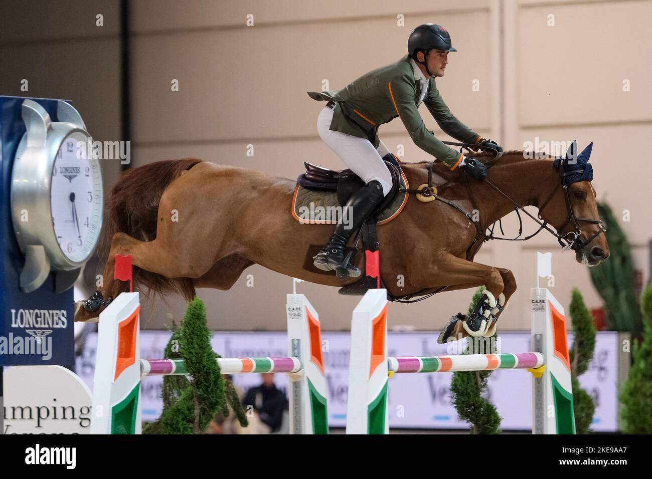 FEI Longines Jumping World Cup 2022 – Fiera Cavalli 2022 6.. November 2022, Pala Volkswagen, Verona, Italien Stockfoto