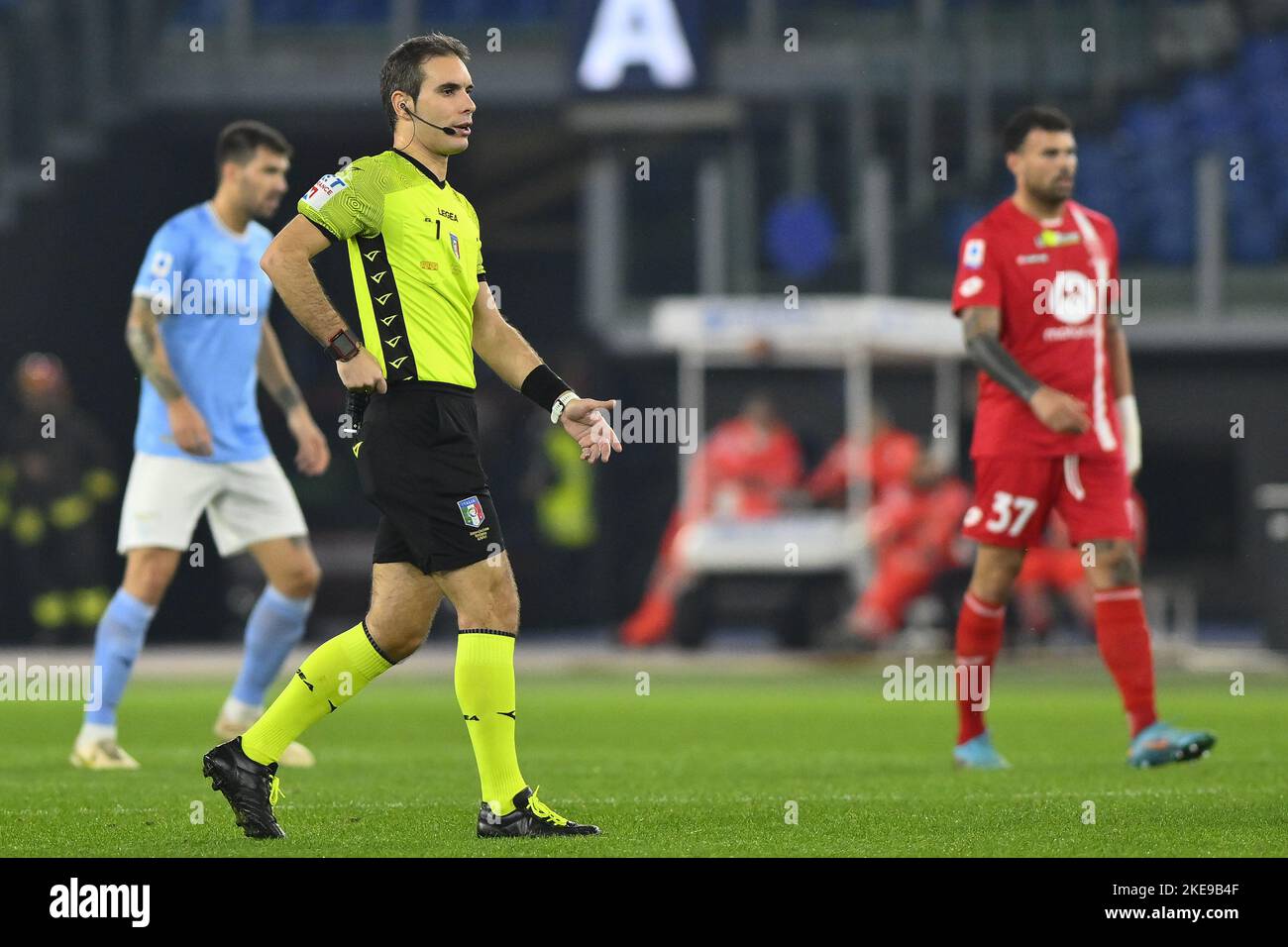 Schiedsrichter Alberto Santoro während der 14. Tage der Serie A