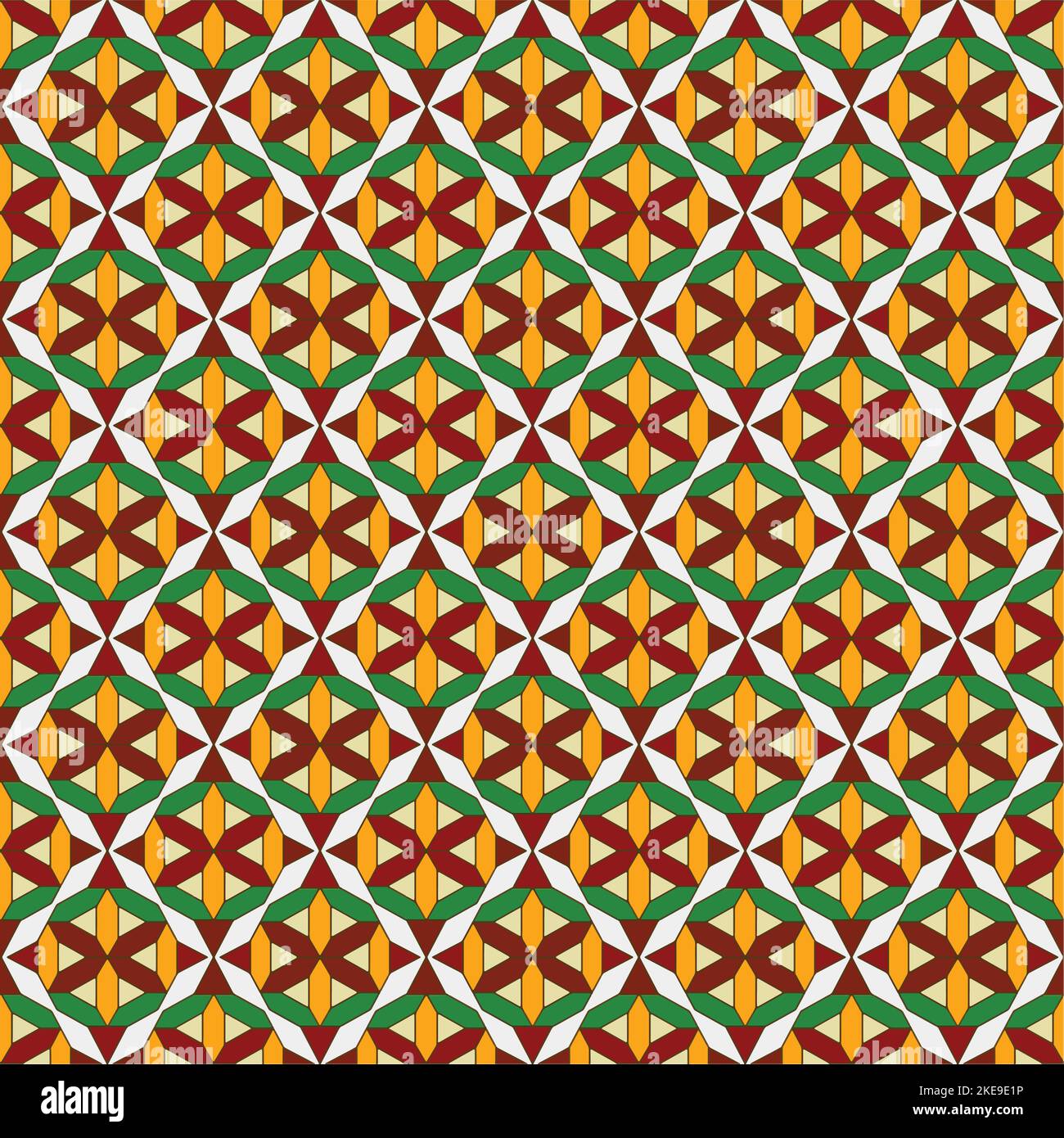 Mosaik nahtlose Hintergrund, Vektor chaotisch abstrakt geometrische Fliesen Hintergrund, Innenarchitektur Element oder Tapete, Geschenkpapier oder Web-Design. Stock Vektor