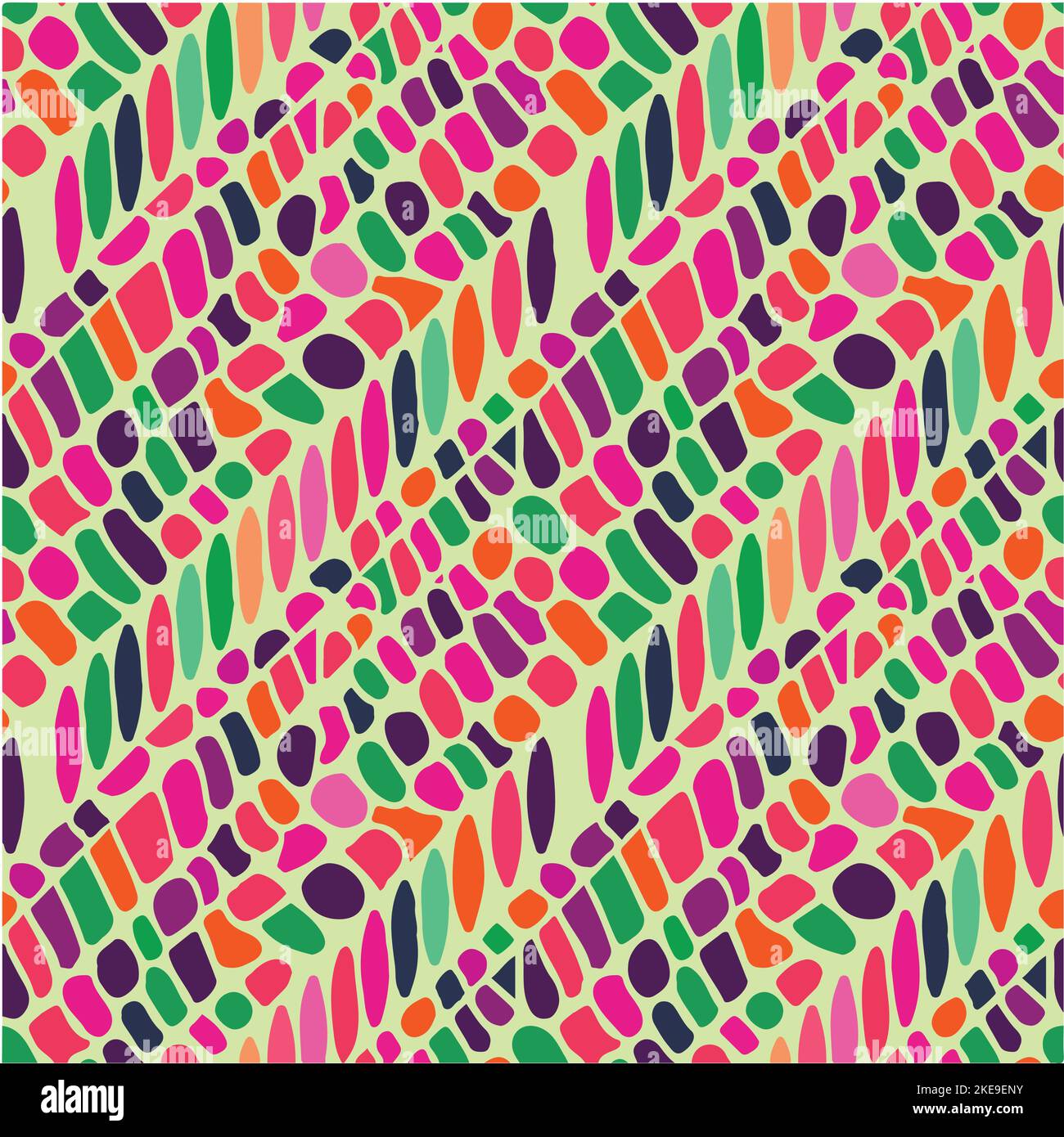 Abstrakte Zufallskunst. Nahtloses Ink Dot-Konzept. Blau Farbe Der Fliegenden Explosion. Farbpunkt. Kleiner Retro Polka Hintergrund. Regenbogen Muster Niedliches Design Stock Vektor