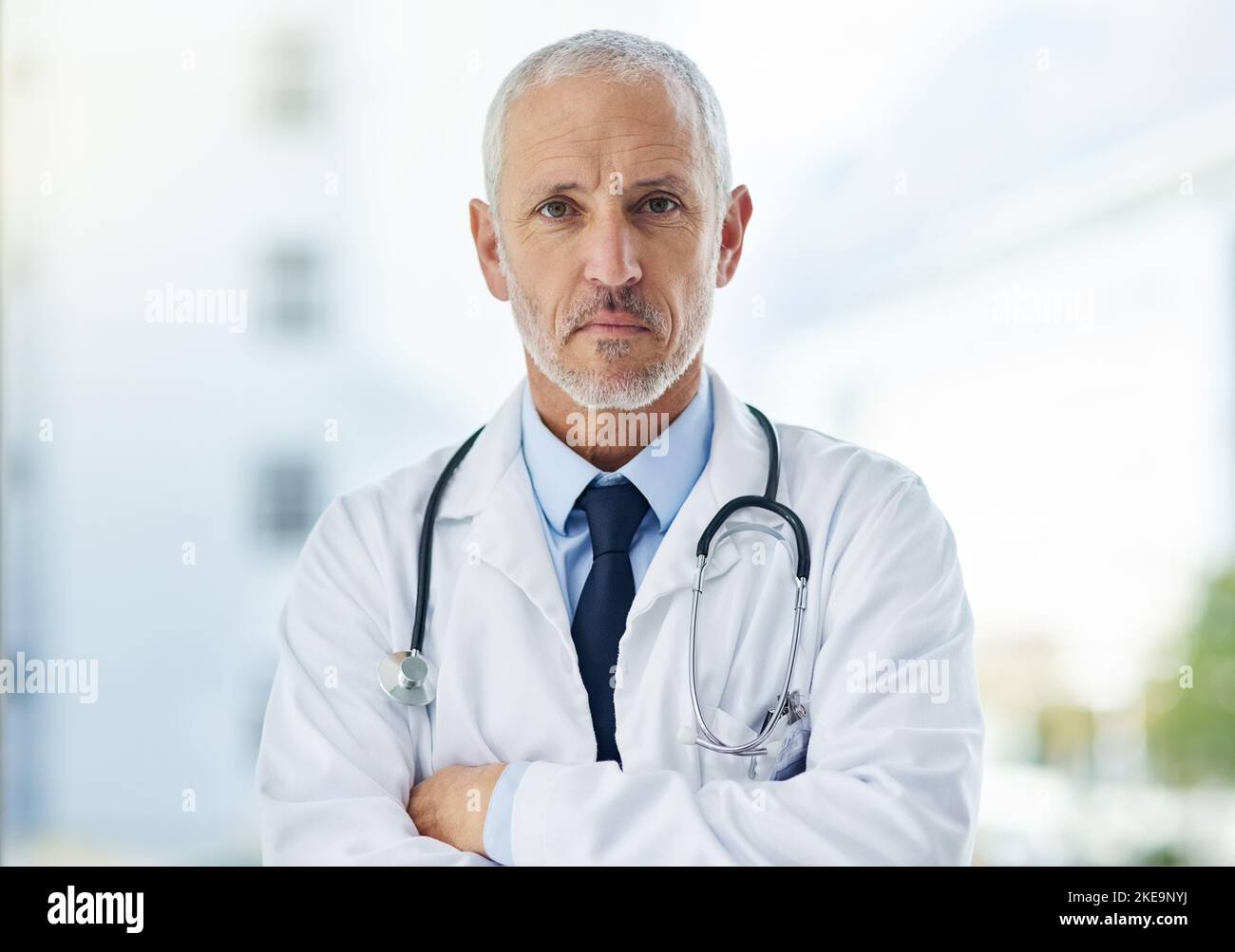 Ihre Gesundheit ist unsere Priorität. Ärzte im Krankenhaus. Stockfoto