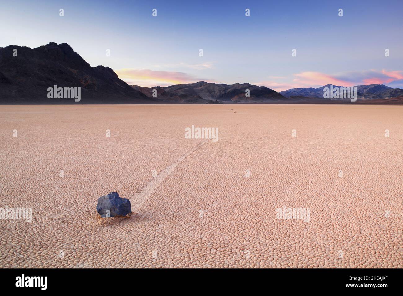 Mesquite Flats Sanddünen, Sanddünen mit , USA, Kalifornien, Death Valley National Park Stockfoto