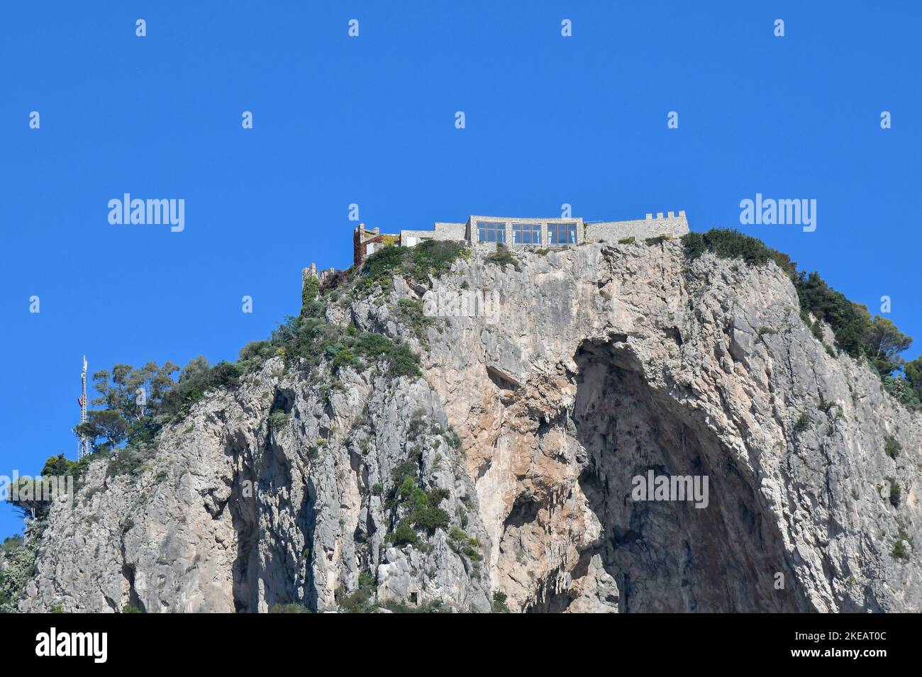 Villa Castiglione Capri, Italien Stockfoto