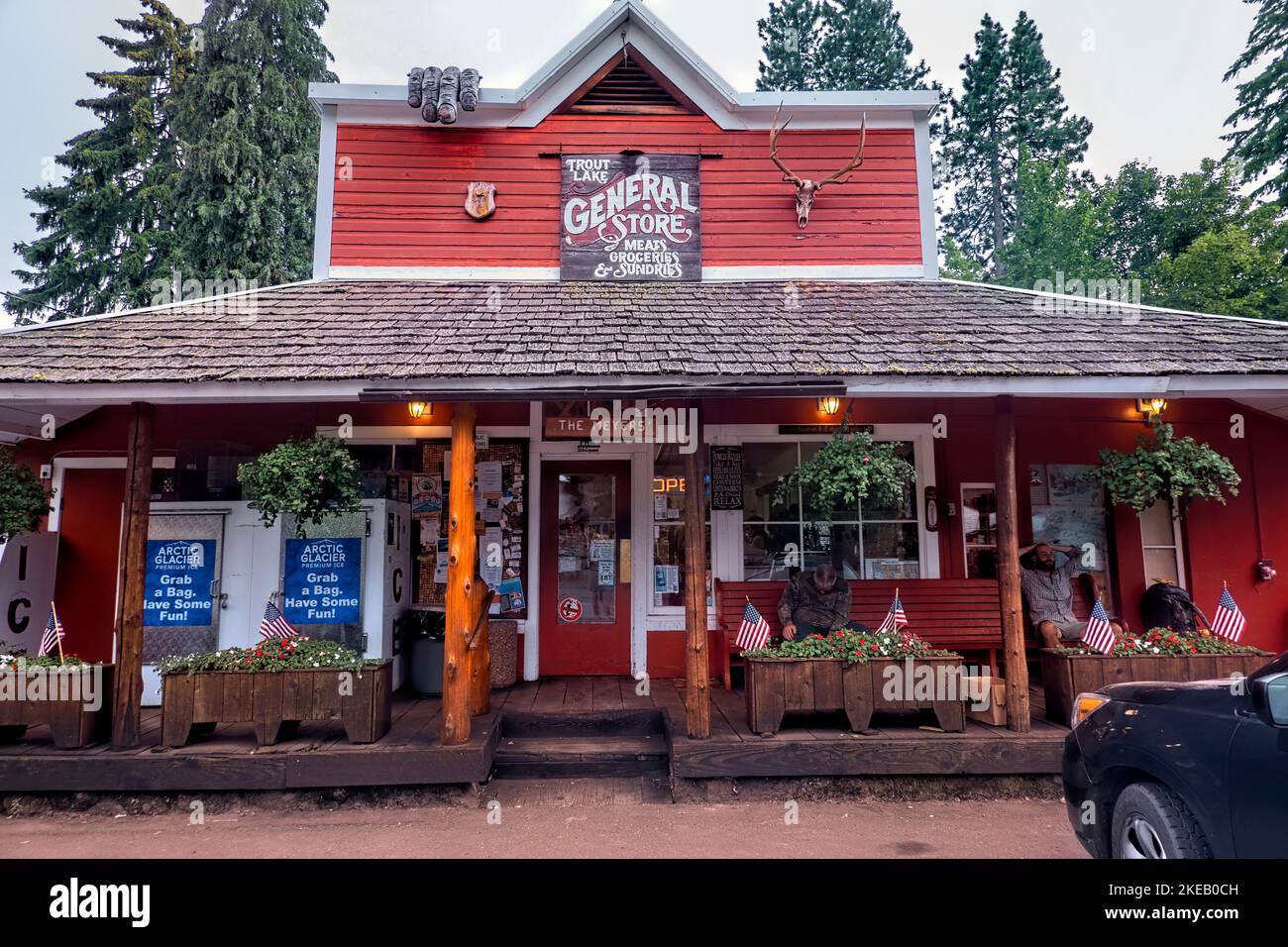 General Store in Trout Lake, Washington, USA Stockfoto