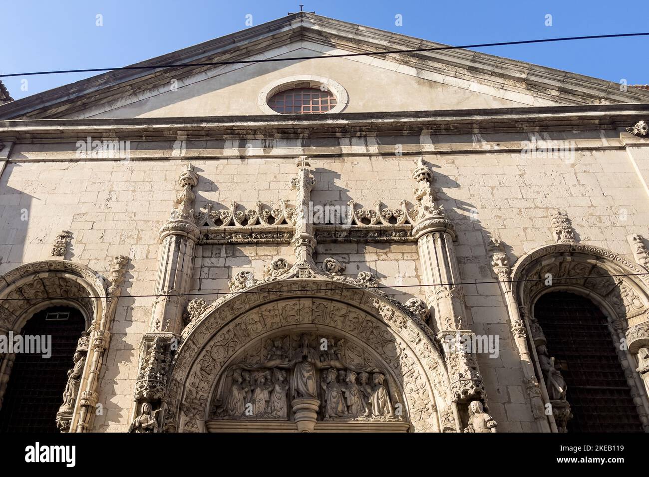 Kirche Nossa Senhora da Conceicao Stockfoto