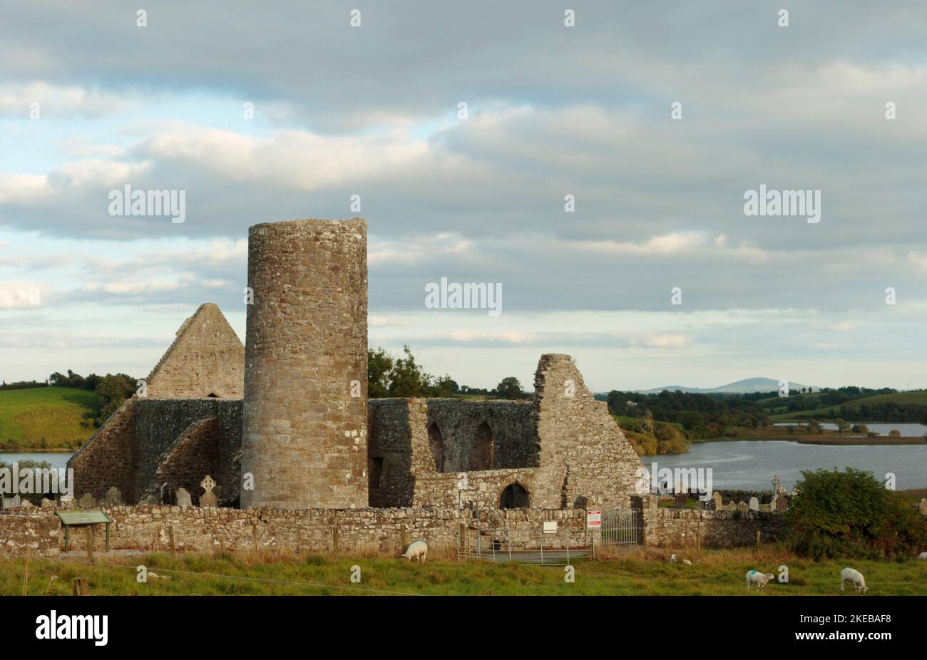 Drumlane Abbey Stockfoto