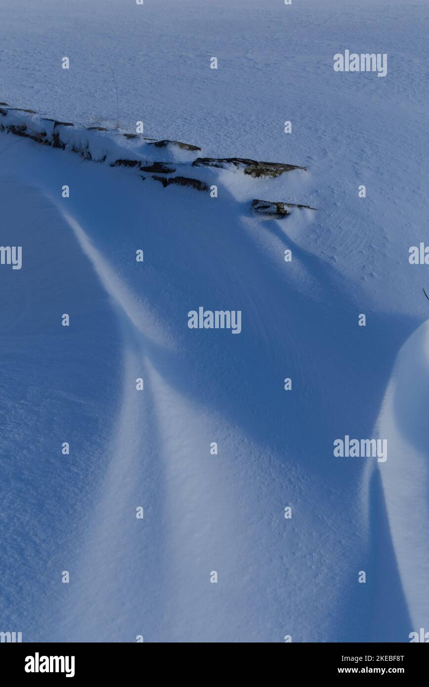 Snow drift Stockfoto