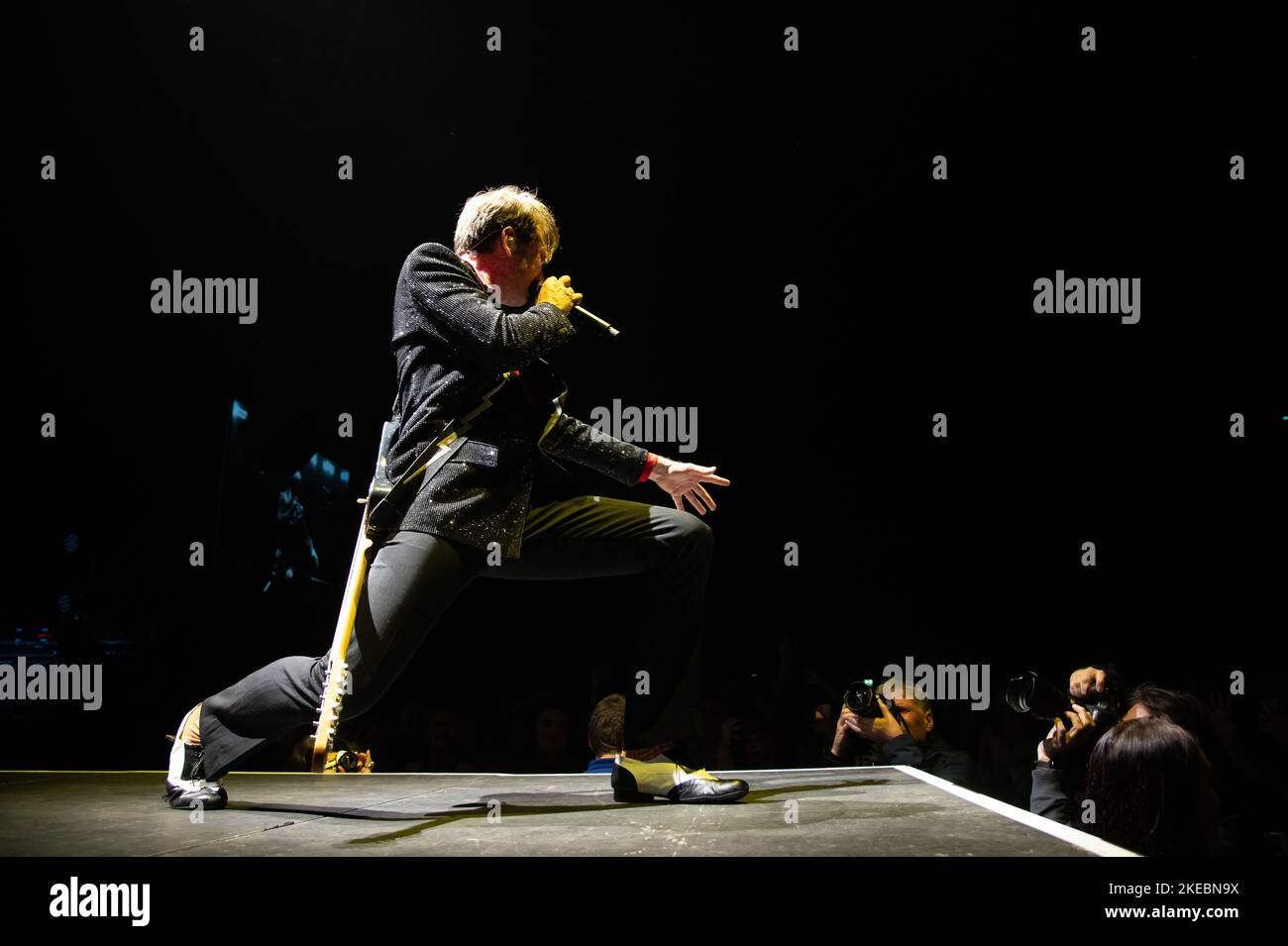 Fotografien von Franz Ferdinand, der am 10.. November 2022 im OVO Hydro in Glasgow auftrat Stockfoto