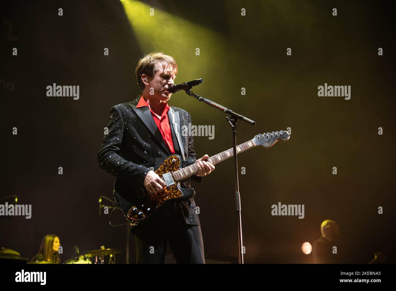 Fotografien von Franz Ferdinand, der am 10.. November 2022 im OVO Hydro in Glasgow auftrat Stockfoto