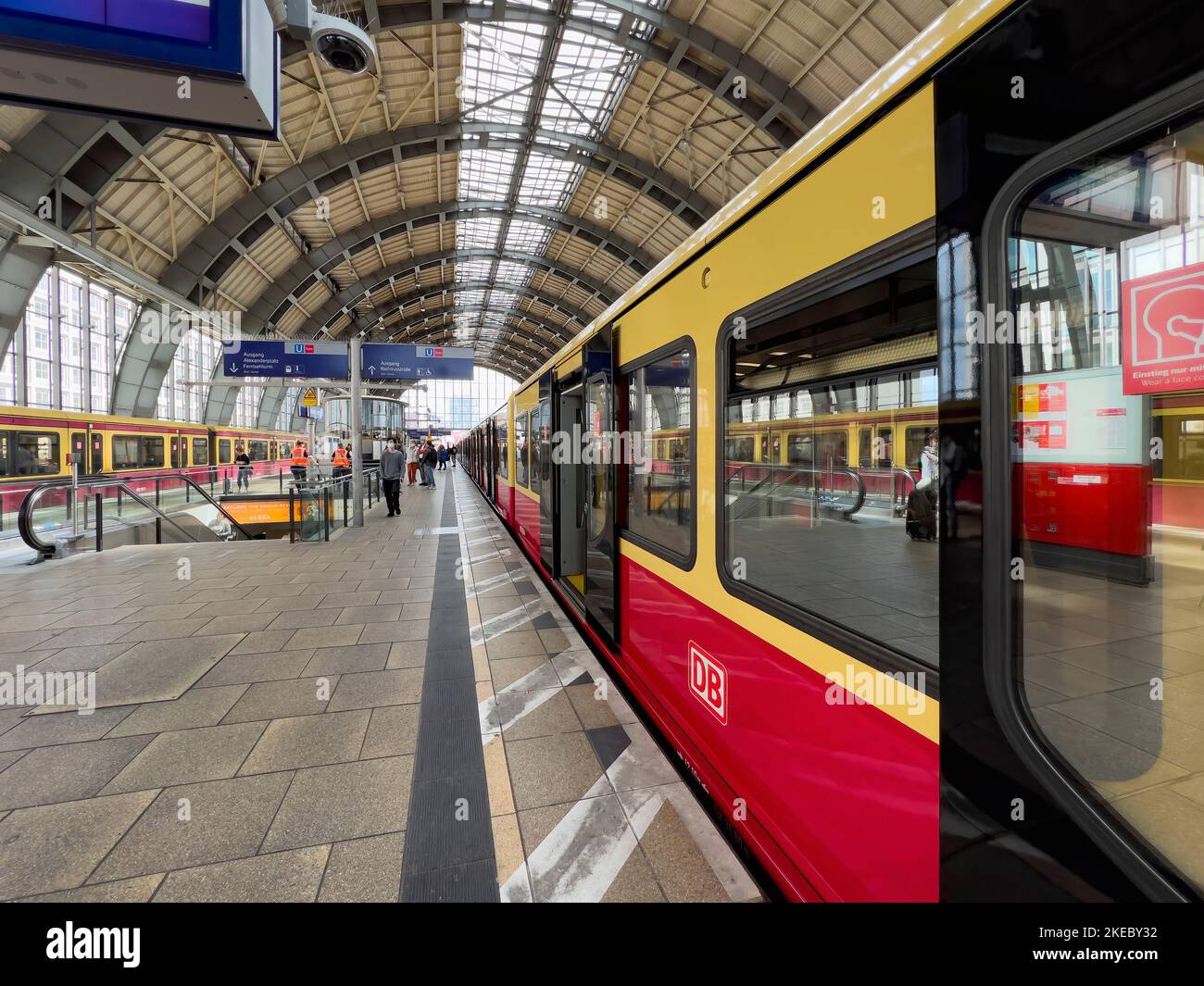 Alexanderplatz Bahnhof, Berlin, Deutschland, Europa Stockfoto