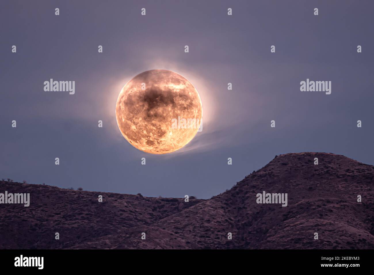 Ätherischer Mond Stockfoto