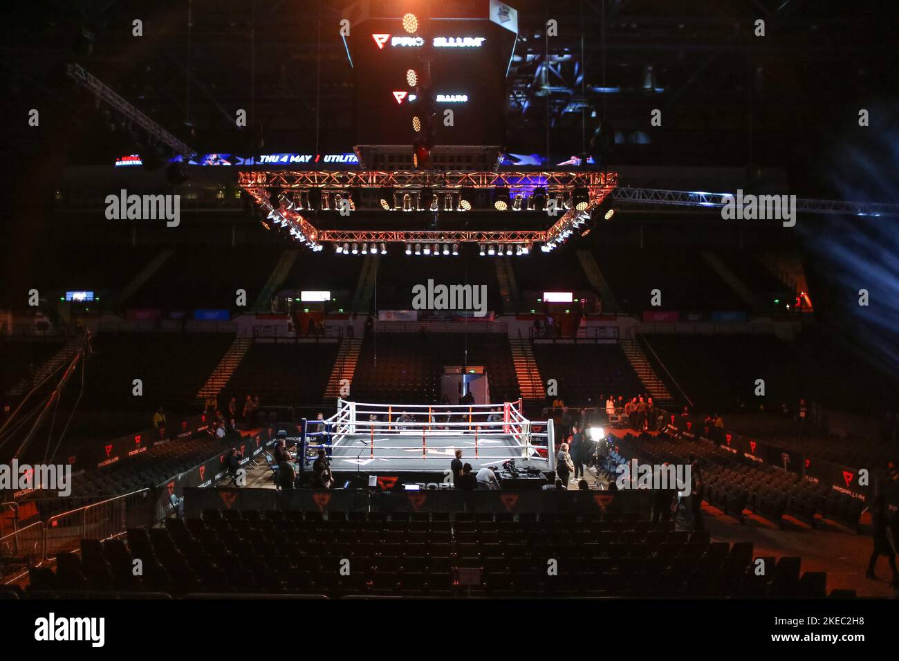 Sheffield, Großbritannien. 11.. November 2022. Allgemeiner Blick in die utilita Arena, Sheffield bei der Sunny Edwards vs Felix Alvarado Karte in der utilita Arena, Sheffield, Großbritannien, 11.. November 2022 (Foto von Gareth Evans/News Images) Credit: News Images LTD/Alamy Live News Stockfoto