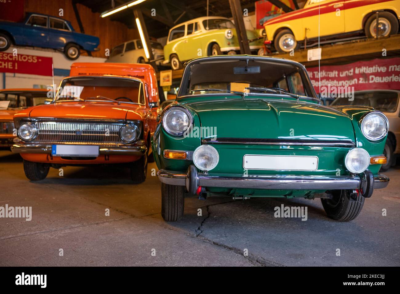 DDR-Museum in Dragen auf der Insel Usedom in Mecklenburg-Vorpommern. Stockfoto