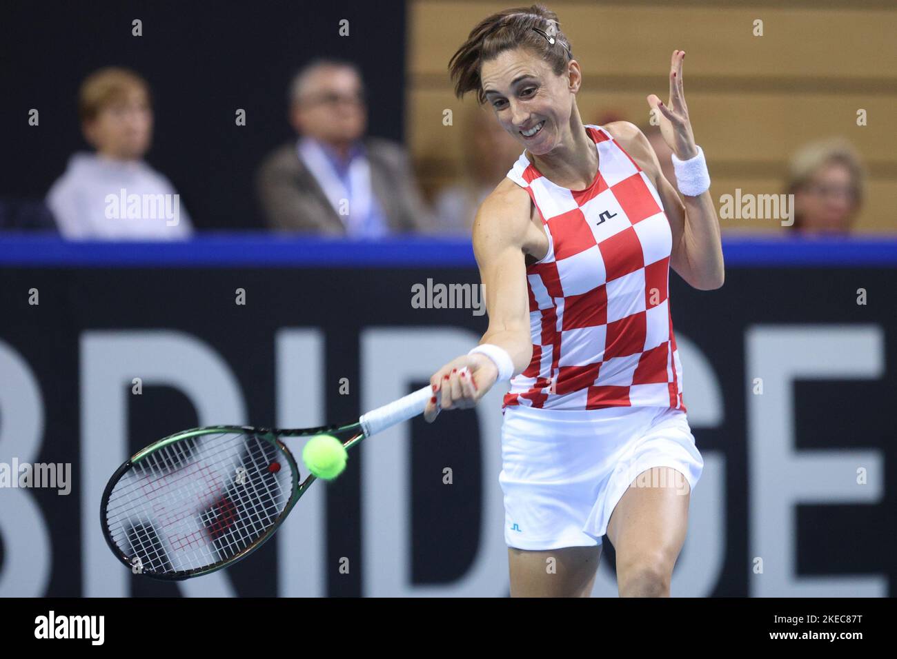 RIJEKA, KROATIEN - 11. NOVEMBER: Petra Martic aus Kroatien spielt beim ...