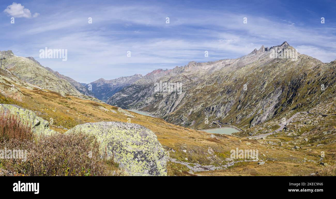 Alpine Landschaft Stockfoto