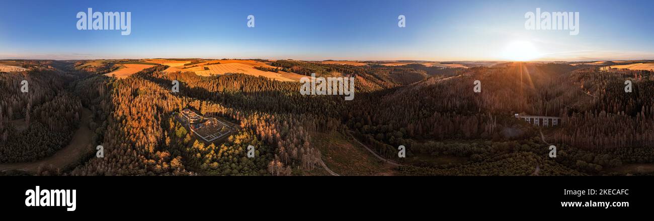 Deutschland, Thüringen, Remptendorf, Weisbach, Wysburg, Ruine
