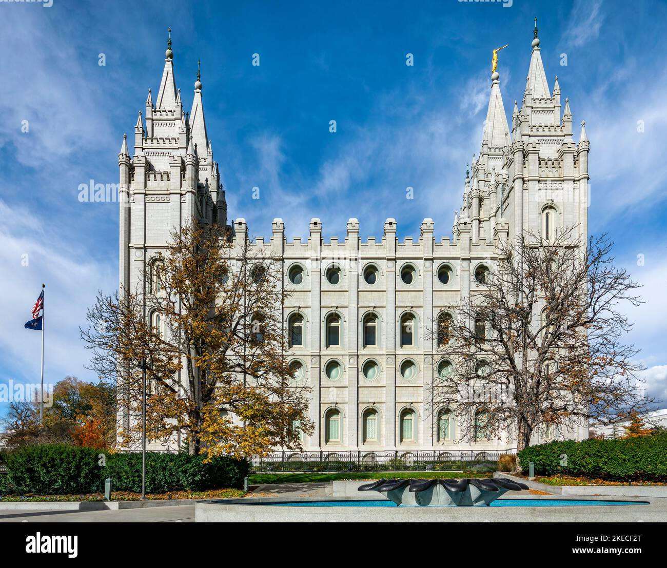 Der Salt Lake Tempel ist der berühmteste und größte Tempel der Kirche