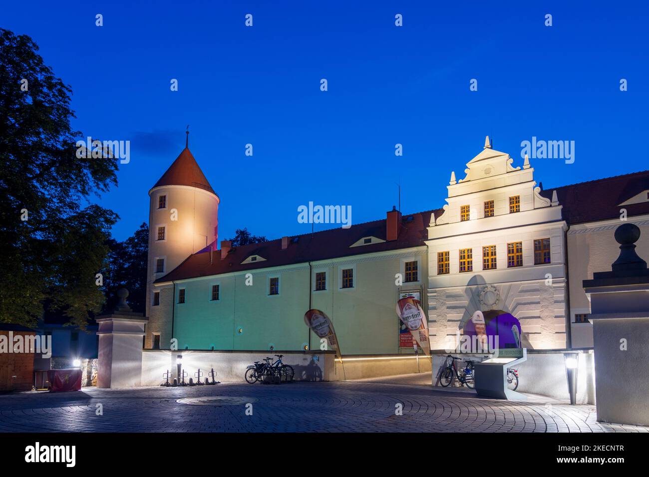 Freiberg, Schloss Freudenstein in Sachsen, Sachsen, Deutschland Stockfoto