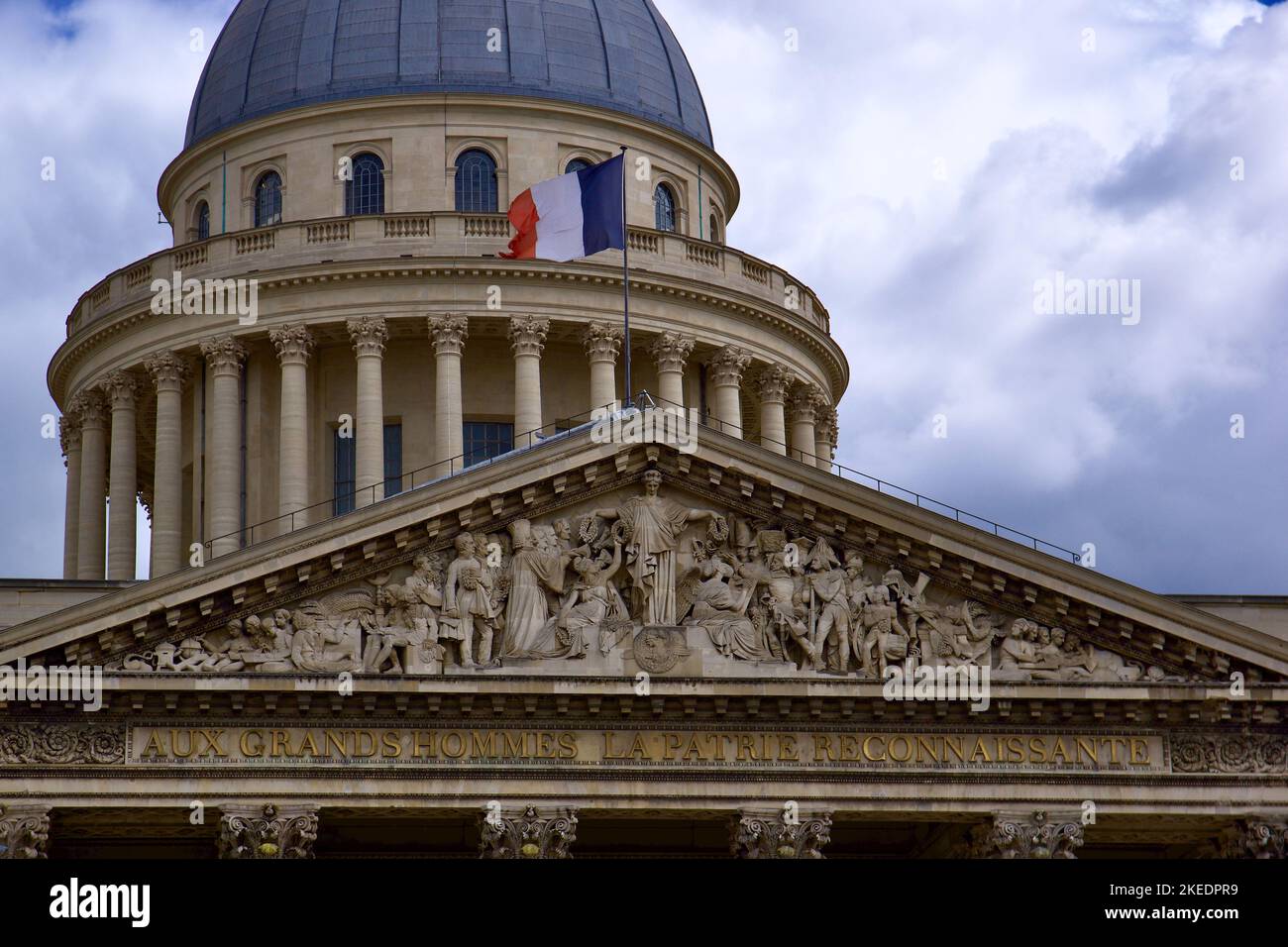 Pantheon-Paris Stockfoto