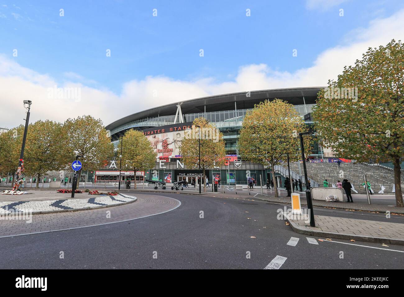 London, Großbritannien. 12.. November 2022. Ein allgemeines Gelübde des Emirates Stadium vor dem Halbfinalspiel der Rugby League 2021 England gegen Samoa im Emirates Stadium, London, Vereinigtes Königreich, 12.. November 2022 (Foto von Mark Cosgrove/News Images) Credit: News Images LTD/Alamy Live News Stockfoto