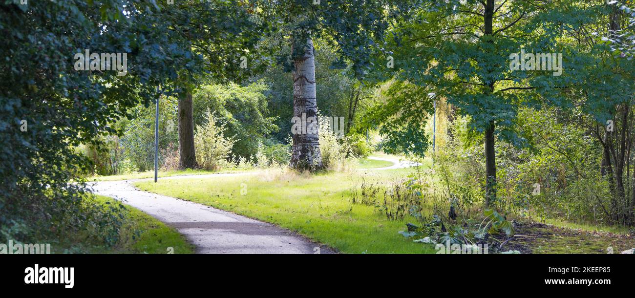 Johan Smitpark in Zuidhorn, Gemeinde Westerkwartier Groningen Provinz in den Niederlanden Stockfoto