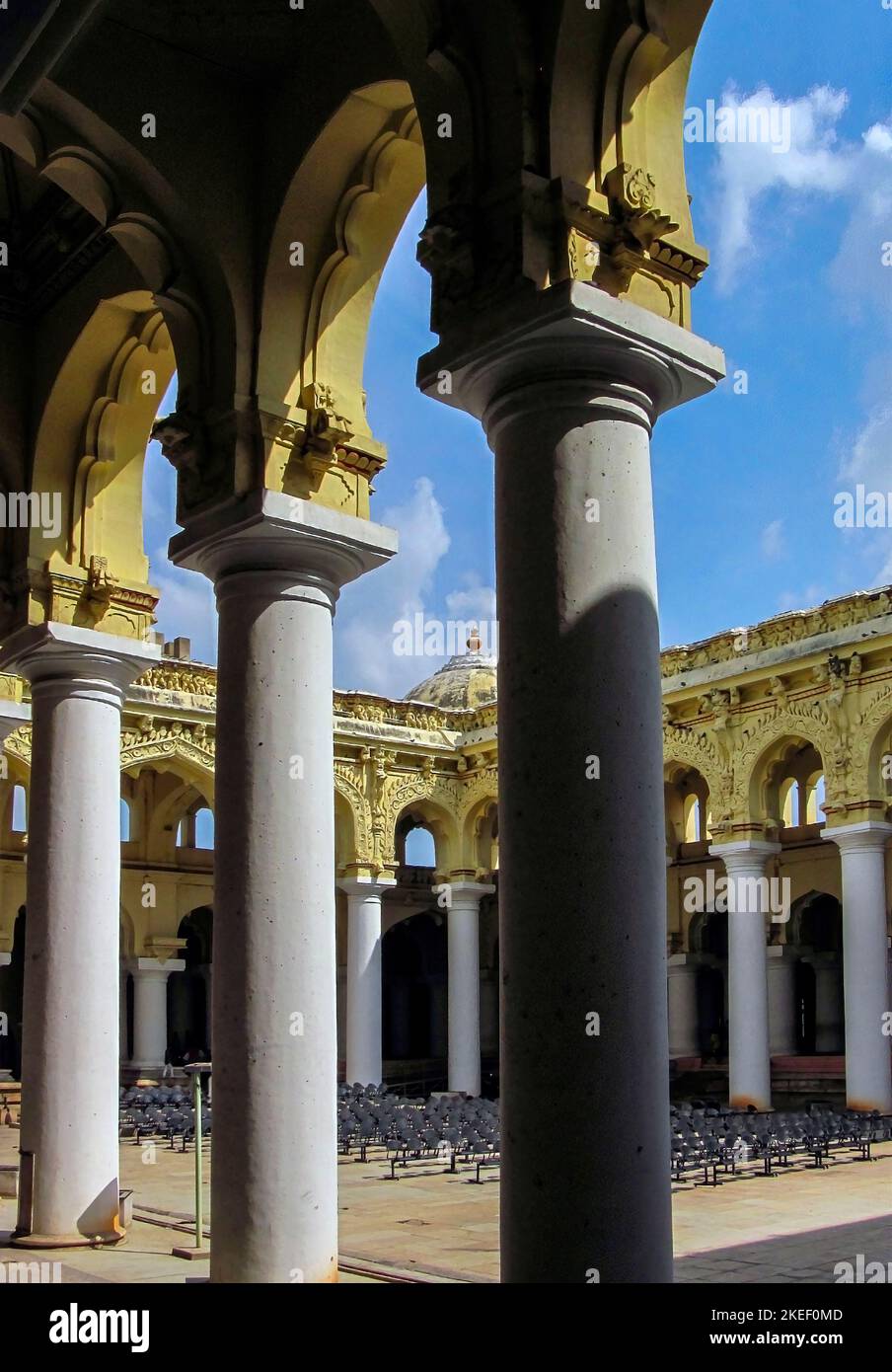 Berühmter Touristenort für antike Architektur Stockfoto