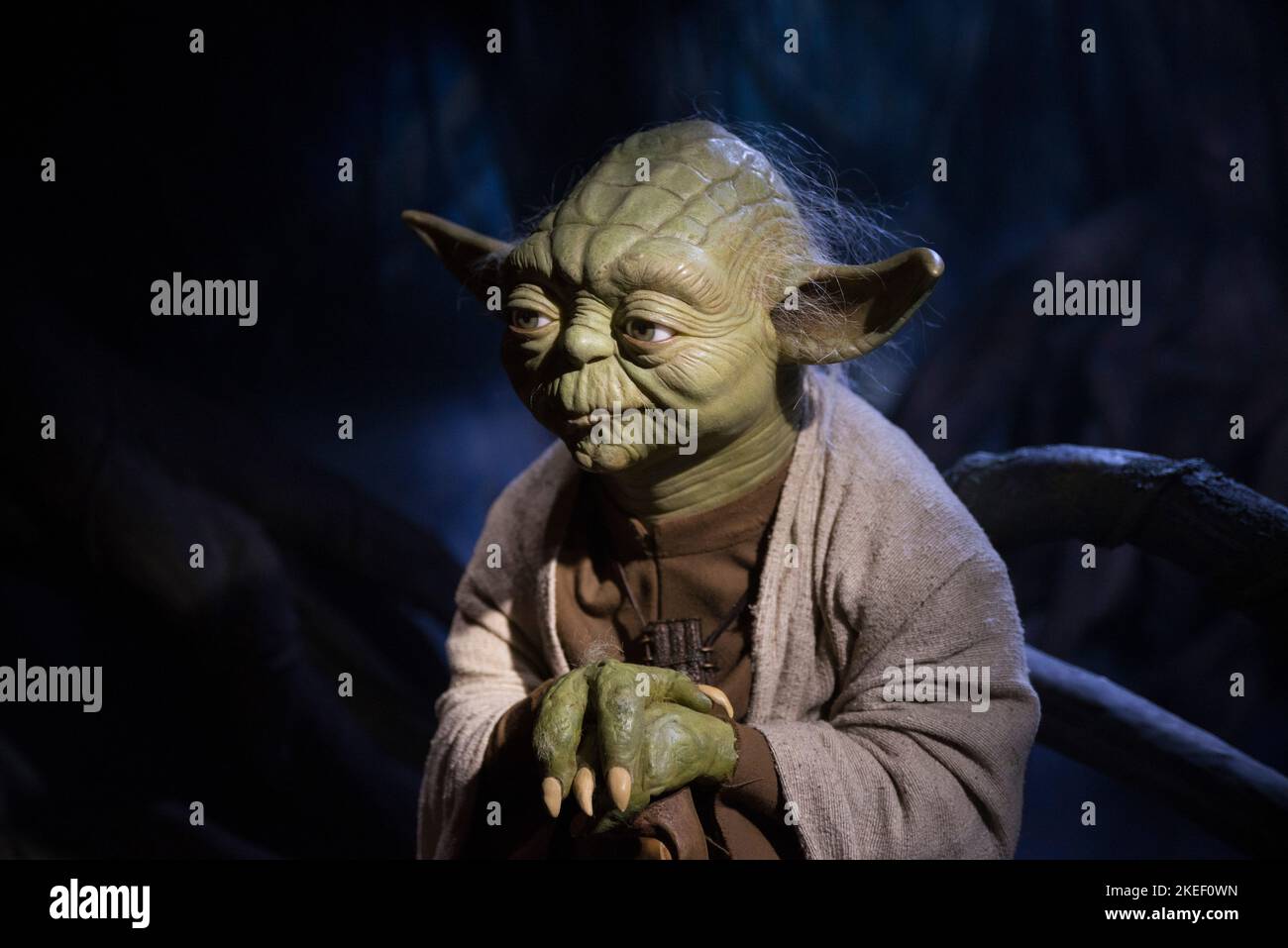 Yoda-Wachsfigur bei Madame Tussaud's Stockfoto