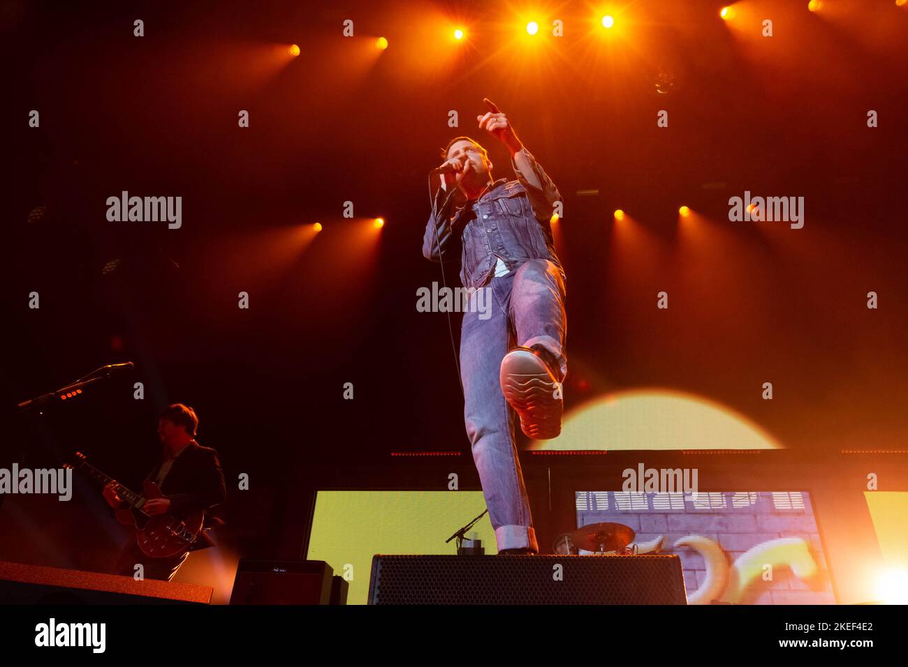 Fotos von Kaiser Chiefs, die am 11.. November 2022 im OVO Hydro in Glasgow auftrat Stockfoto