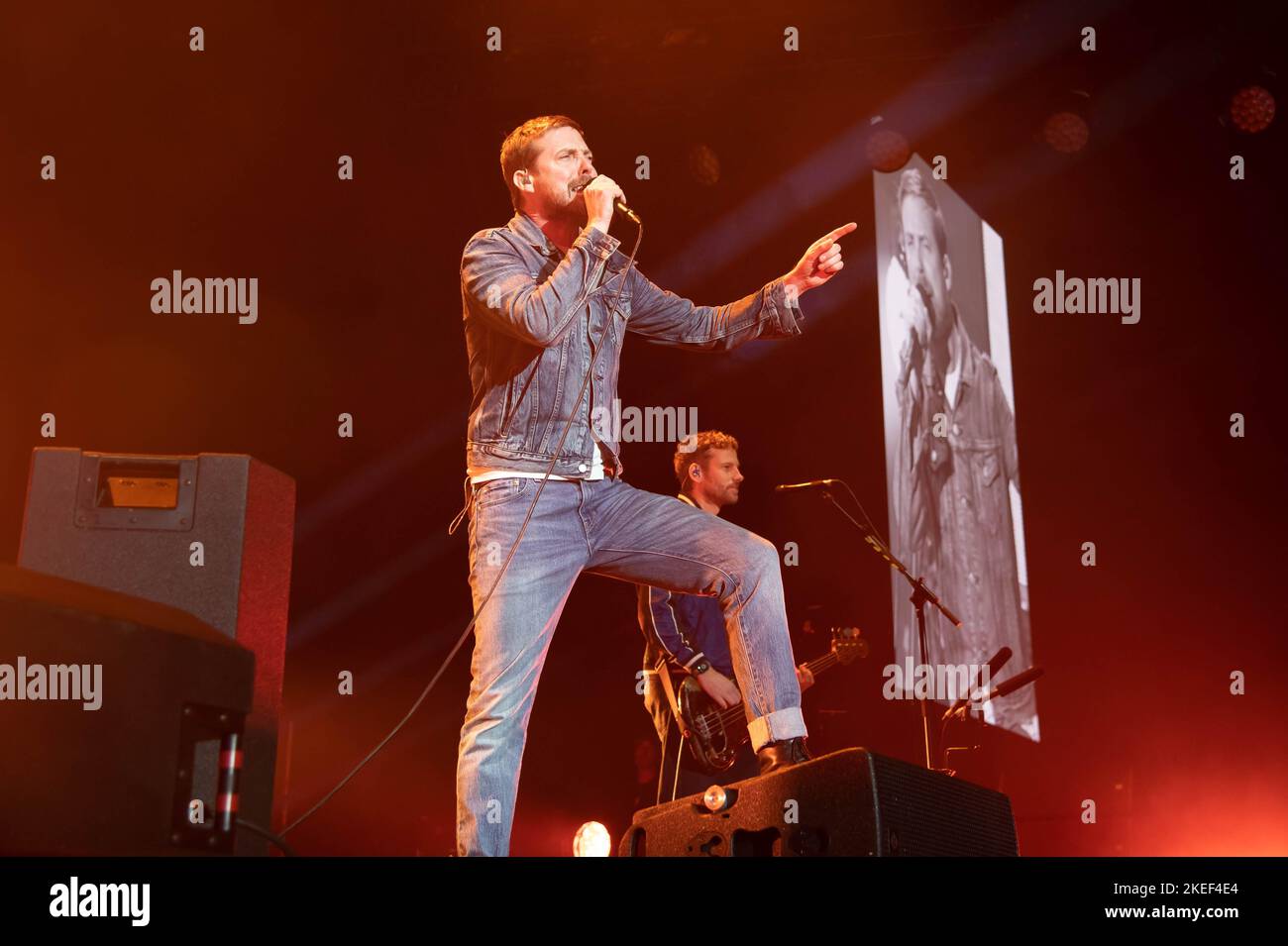 Fotos von Kaiser Chiefs, die am 11.. November 2022 im OVO Hydro in Glasgow auftrat Stockfoto