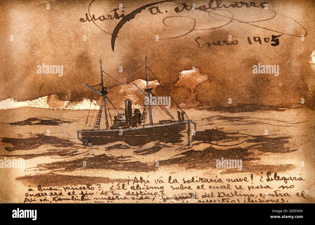 Martin Malharro, La Argentina 1905 Museo Nacional de Bellas Artes, Buenos Aires, Argentinien. Stockfoto