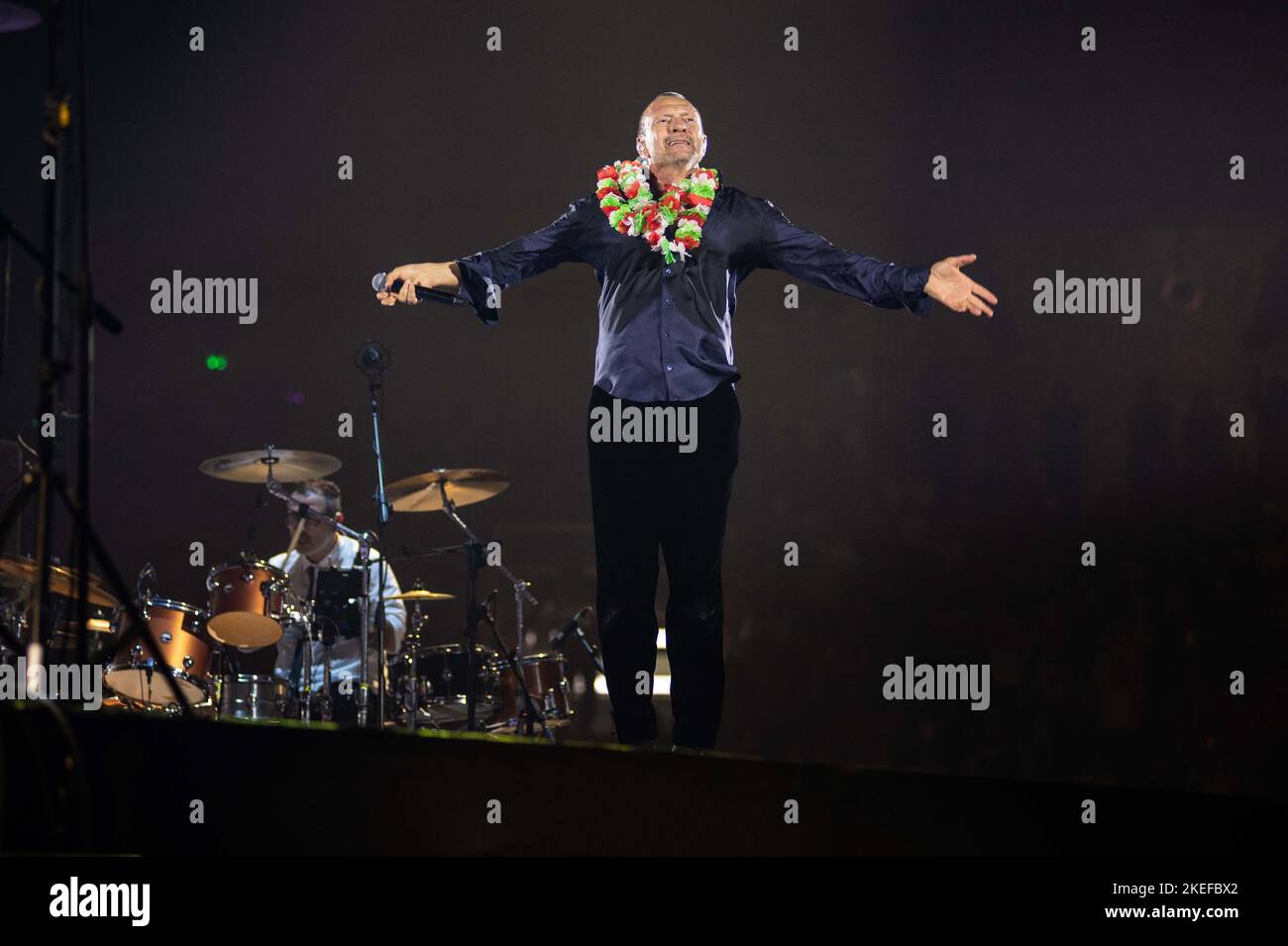 Biagio Antonacci während der Biagio Antonacci - Palco Centrale Tour, italienisches Sängermusikkonzert in Eboli (SA), Italien, November 11 2022 Stockfoto