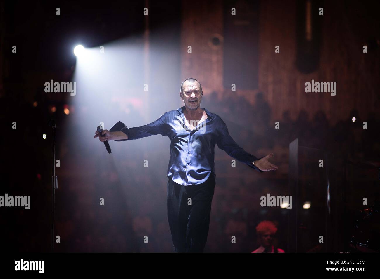 Palasele, Eboli (SA), Italien, 11. November 2022, Biagio Antonacci während der Biagio Antonacci - Palco Centrale Tour - Italienisches Sängermusikkonzert Stockfoto