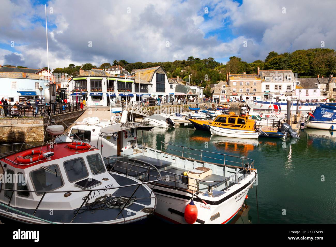 Der Hafen von Padstow, Cornwall, England, Großbritannien Stockfoto