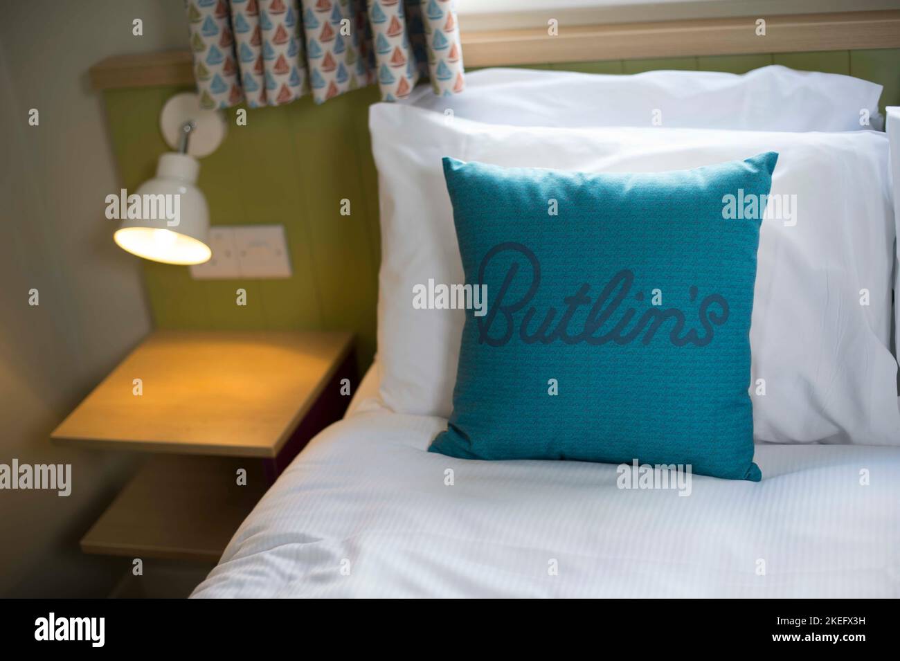 Die neuen Chalets in Butlins, Minehead. Stockfoto