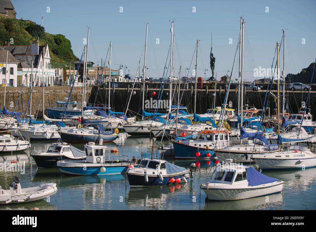 Der Hafen in Ilfracombe, North Devon, Großbritannien Stockfoto