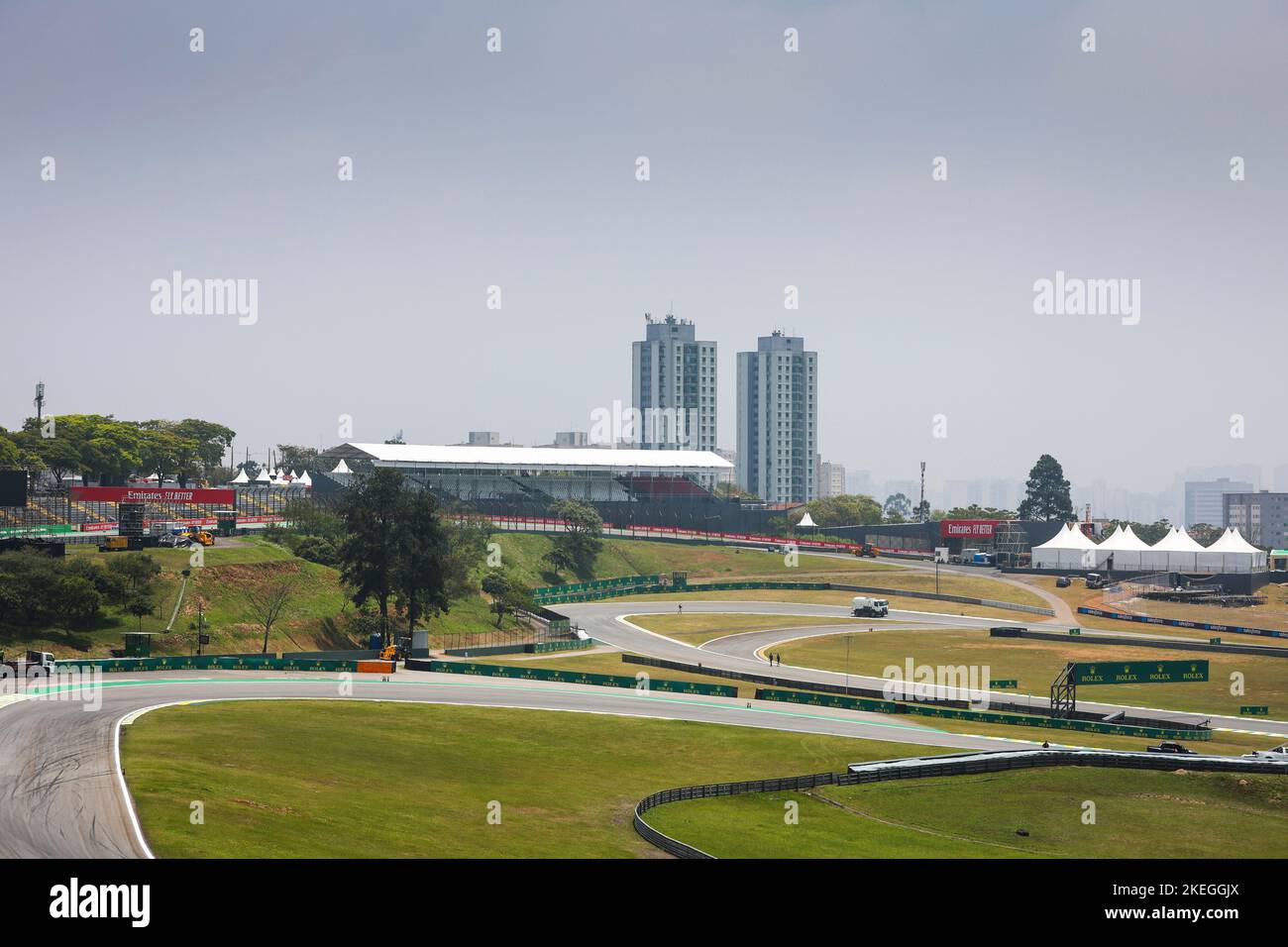 Sao Paulo, Brasilien. 10.. November 2022. Track Impression, F1 Grand Prix of Brazil beim Autodromo Jose Carlos Pace am 10. November 2022 in Sao Paulo, Brasilien. (Foto von HIGH TWO) Quelle: dpa/Alamy Live News Stockfoto