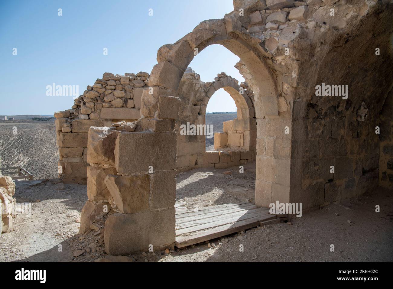 Ruinen Shobak 12. Jahrhundert Crusader Castle südlichen Jordanien 1 Stockfoto