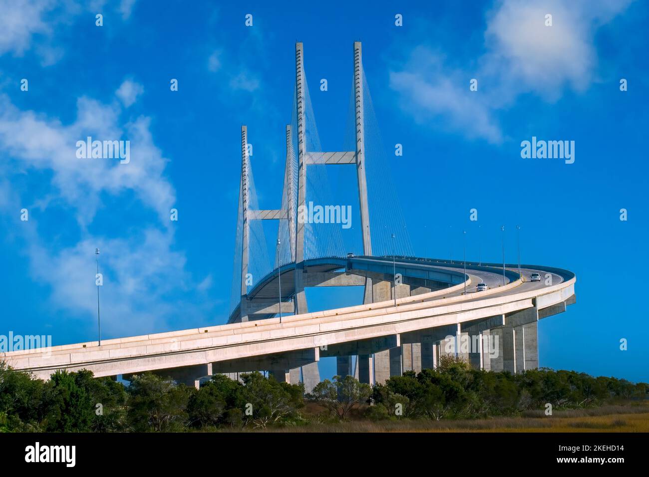 Sidney Lanier Bridge in Georgia USA Stockfoto