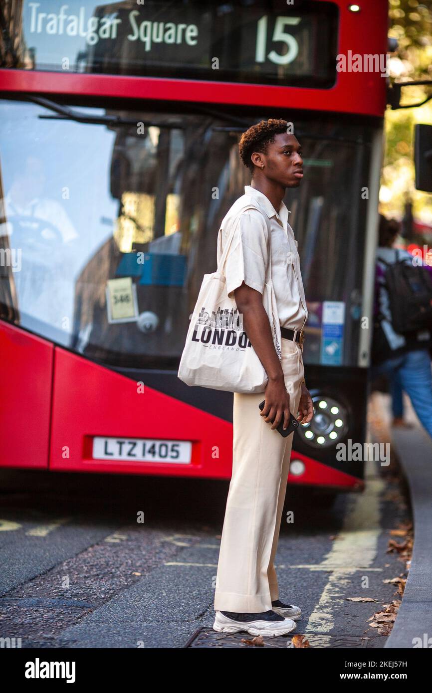 London Fashionweek Stockfoto