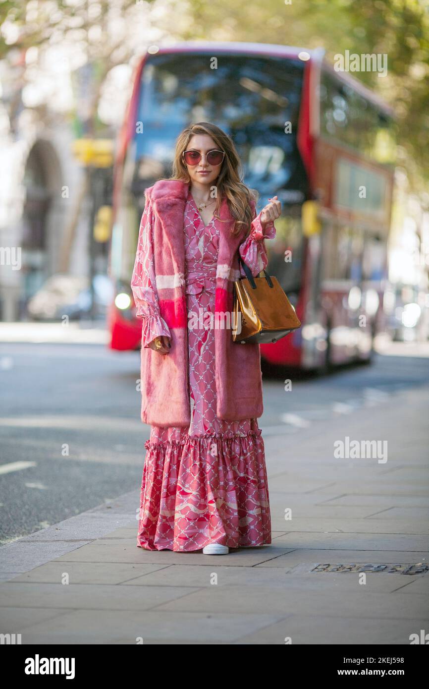 London Fashionweek Stockfoto