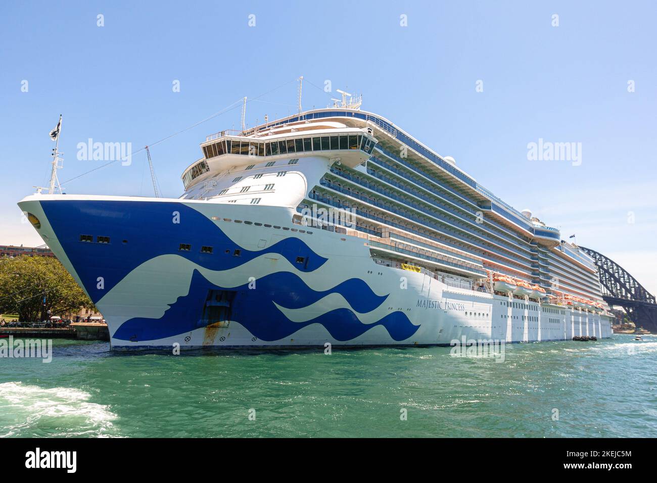 Das Majestic Princess-Schiff vertäute am 12. November 2022 in Sydney, Australien, nachdem es mit rund 800 covid positiven Passagieren angekommen war Stockfoto
