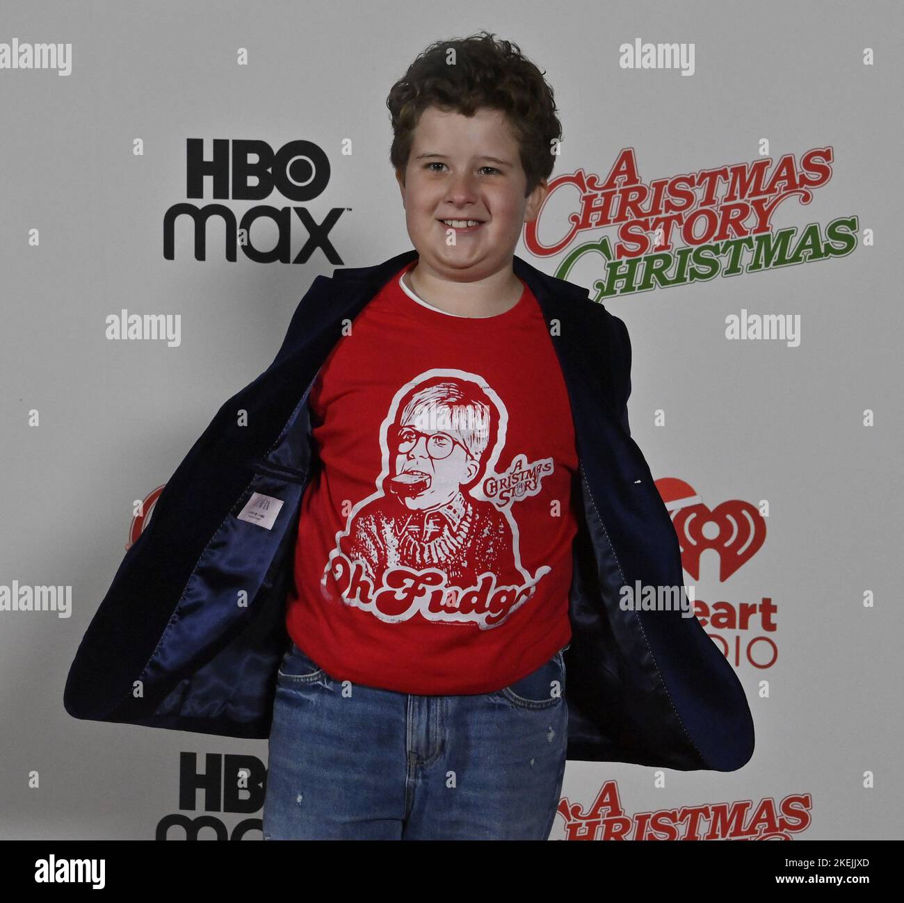 Los Angeles, Usa. 12.. November 2022. Das Darstellermitglied Davis Murphy nimmt am Samstag, den 12. November 2022, an der Premiere der Film-Familienkomödie „A Christmas Story Christmas“ im Gene Autry Museum im Griffith Park in Los Angeles Teil. Storyline: Folgt dem inzwischen erwachsenen Ralphie, als er in das Haus in der Cleveland Street zurückkehrt, um seinen Kindern ein magisches Weihnachtsfest zu schenken, wie es er als Kind hatte, um sich wieder mit Freunden aus der Kindheit zu verbinden und den Tod seines alten Mannes zu versöhnen. Foto von Jim Ruymen/UPI Credit: UPI/Alamy Live News Stockfoto