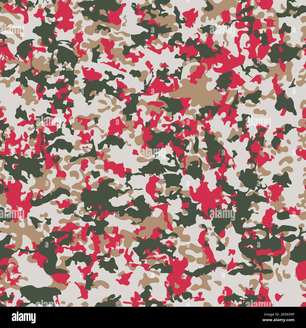 Camouflage weihnachten, Armee Camouflage Wrap Nahtloses Muster abstrakter Vektor Stock Vektor