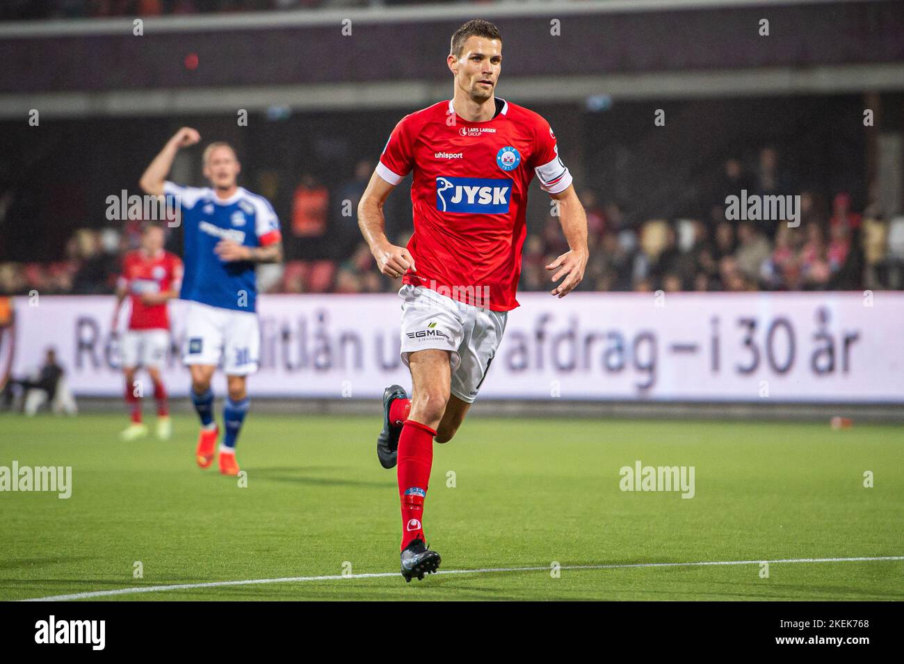 Silkeborg, Dänemark. 12.. November 2022. Nicklas Helenius (11) aus Silkeborg, GESEHEN WÄHREND des Superliga-Spiels 3F zwischen Silkeborg IF und Lyngby Boldklub im Jysk Park in Silkeborg. (Foto: Gonzales Photo/Alamy Live News Stockfoto