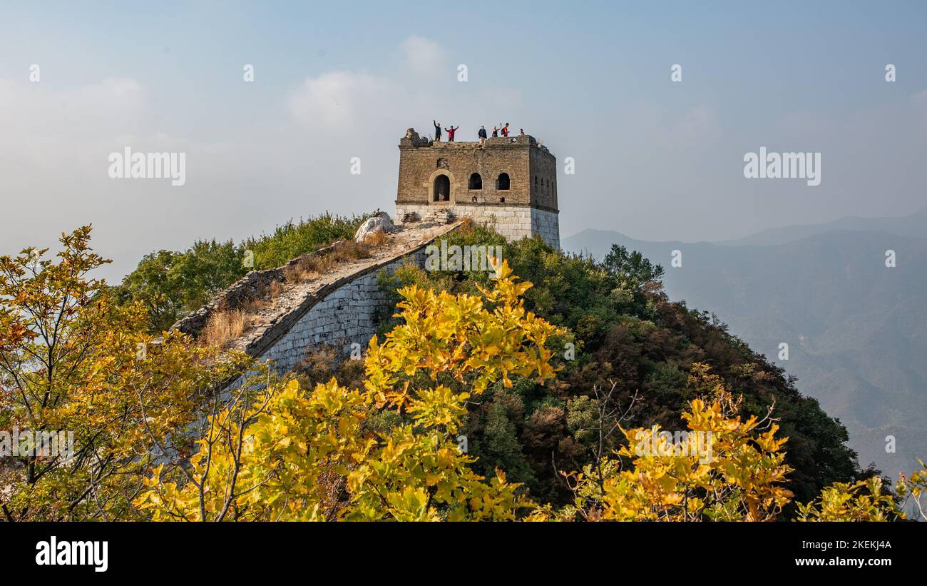 Die Große Mauer, China (Jiankou-Teil) Stockfoto